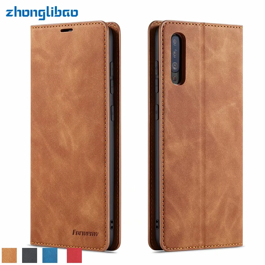 

Flip Leather Case for Samsung Galaxy A50 Luxury Card Holder Wallet Stand Magnetic 360 Cover for Samsung A50 A 50 2019 Coque