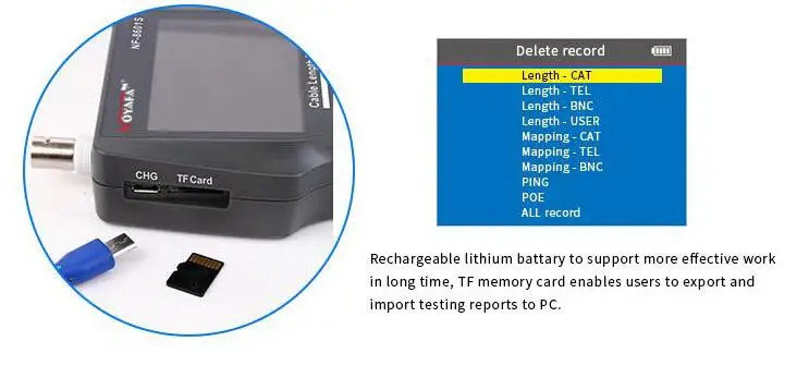 NF8601S cable finder 8