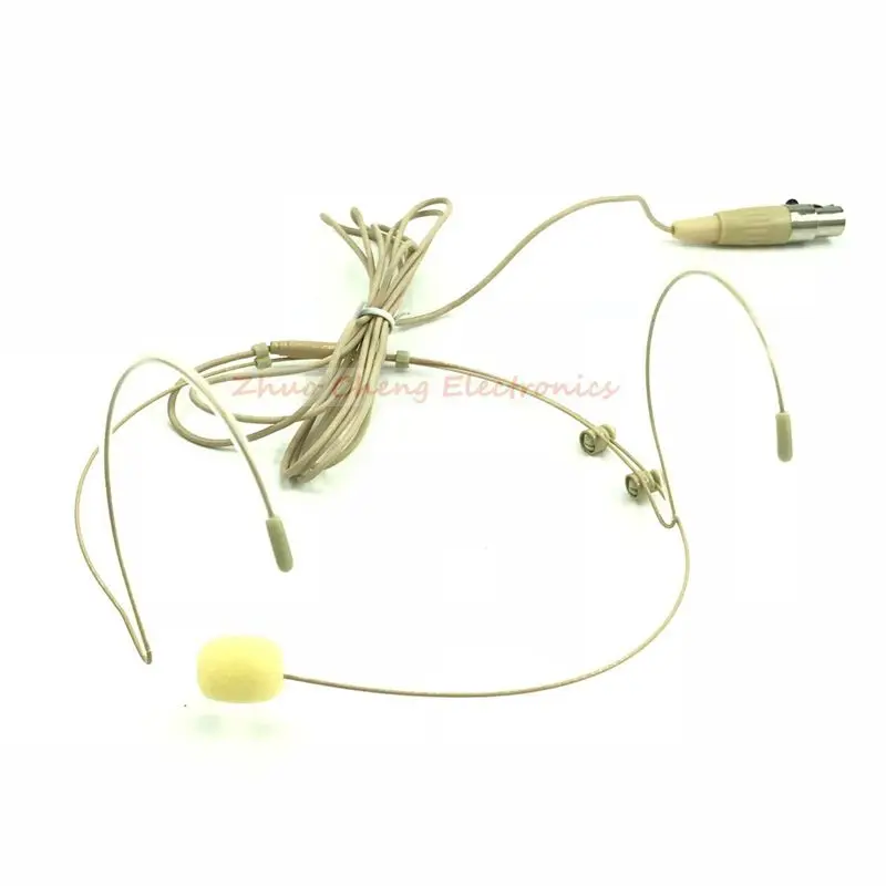 

10pcs/Lot 4pin 3 Pin 3Pins Mini XLR TA3F Connector Condenser Earhook Headworn Headset Microphone For SAMSON Wireless BodyPack Tr