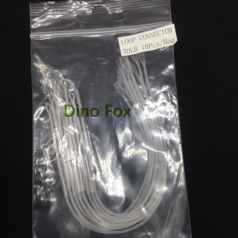 Free Shipping 20 PiecesLot High Quality 30LB Fly Fishing Line Loop Connector Braided Fish Line (6)