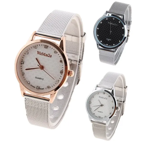 

Gold watch Full stainless steel woman fashion dress watches luxury rhinestone quartz watch best quality hour relogio feminino