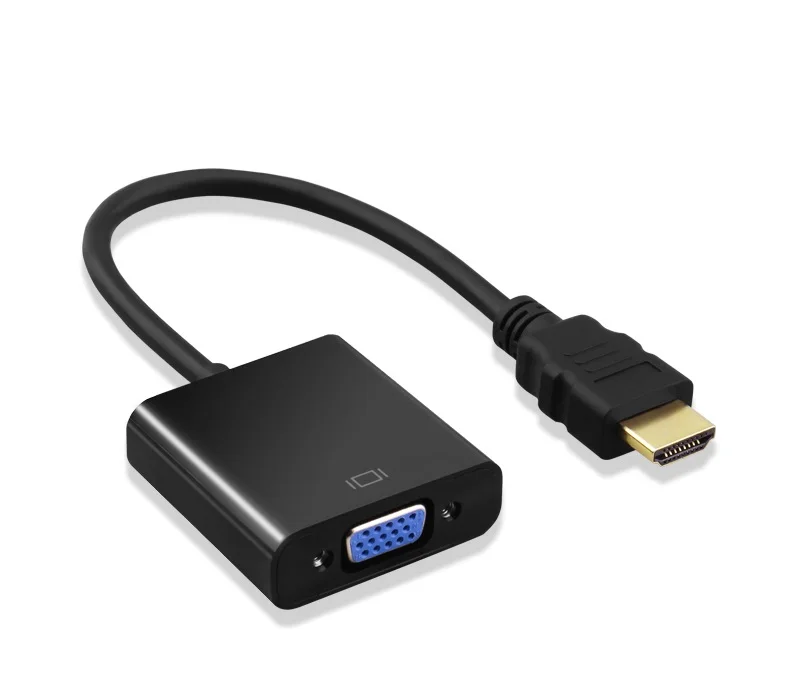 Ноутбук к проектору hdmi к vga кабель конвертер адаптер hdmi vga видео конвертер hdmi-vga кабель мужчина к женскому