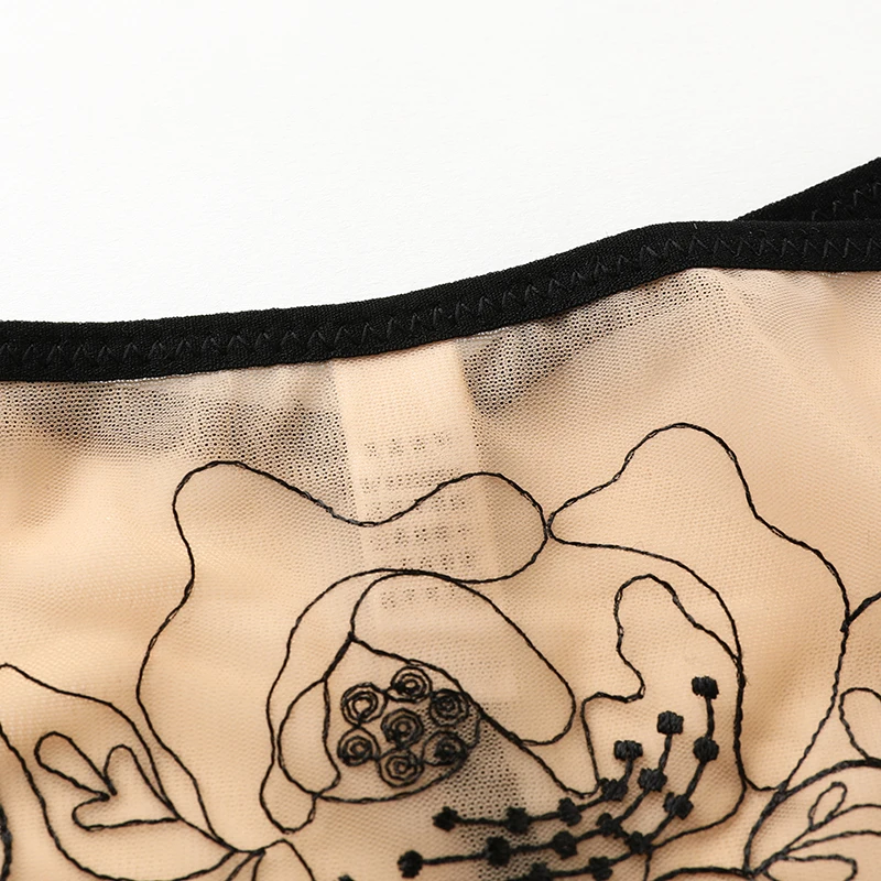 French lingerie t-t pantsuit female bra lace mesh embroidery sexy transparent ultrathin bra French lingerie t-t pantsuit female bra lace mesh embroidery sexy transparent ultrathin bra