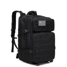 45L Outdoor Backpack Military Tactical Assault Pack Army Molle Waterproof Bug Out Bag Small Rucksack for Hiking Camping Hunting outdoor military bag army tactical backpack molle waterproof camouflage rucksack pack hunting sports hiking camping shoulder bag
