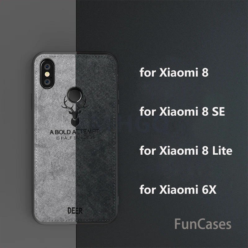 Роскошные Бэтмен Рождественский олень Ткань телефонные чехлы для Xiaomi mi 8 SE Lite