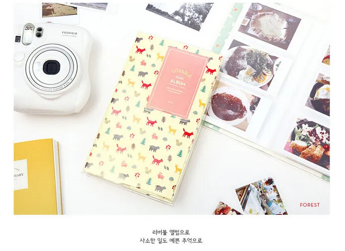 84 кармана Fujifilm Instax Mini films Instax Mini 8 7s 70 25 50s 90 визитная карточка прекрасный корейский стиль фотобумага книга альбом подарок