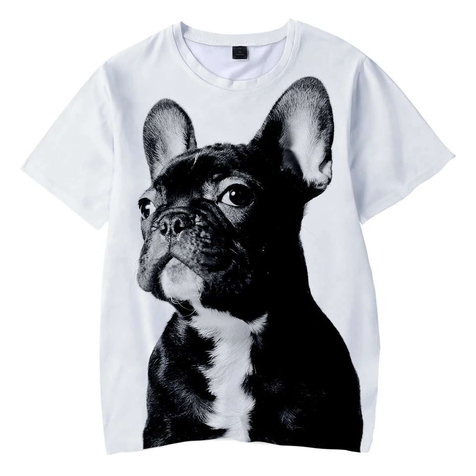 

POP French Bulldog 3D Printed Children T-shirts Fashion Summer Short Sleeve T shirt 2019 Hot Sale Trendy Streetwear Kids Tshirts
