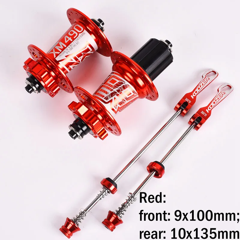 New Koozer XM490 Hubs Sealed 4 Bearing MTB Mountain Bike Hub Rear Hub