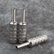 YILONG 1 шт. ручка для татуировки из нержавеющей стали 16 мм с задней стволовой профессиональные ручки для татуировки наконечники инструмент