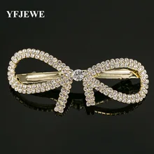 YFJEWE Высококачественные Аксессуары свадебные хрустальные резинки для волос со стразами женские модные волосы для укладки женские украшения для волос# H020