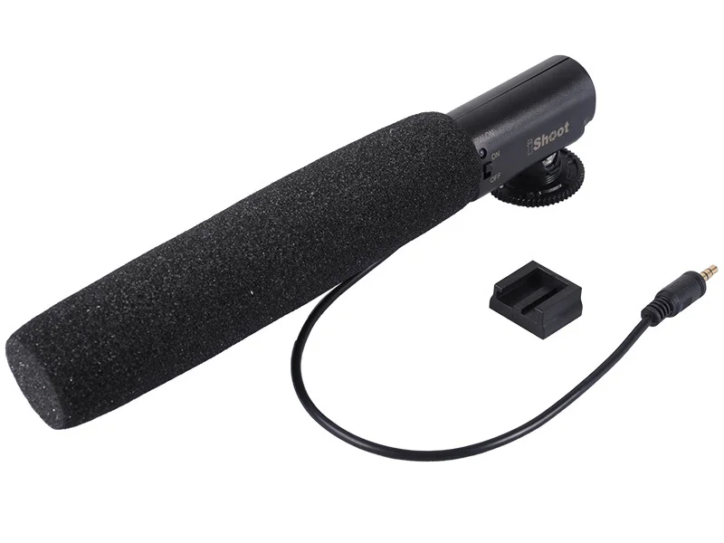 3.5mm Jack Professional Studio Condenser Microphone with Hot Shoe Mount