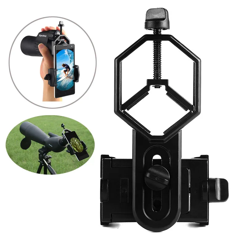 Universal Cell Phone Adapter Mount Binoculars Monocular