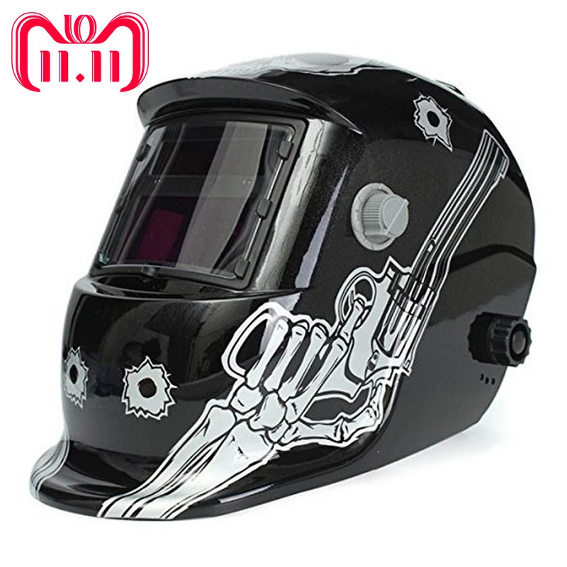 

Welding Mask Solar Auto Darkening MIG MMA Big Screen Electric Welding Helmet Welder Cap Welding Lens for Welding Machine