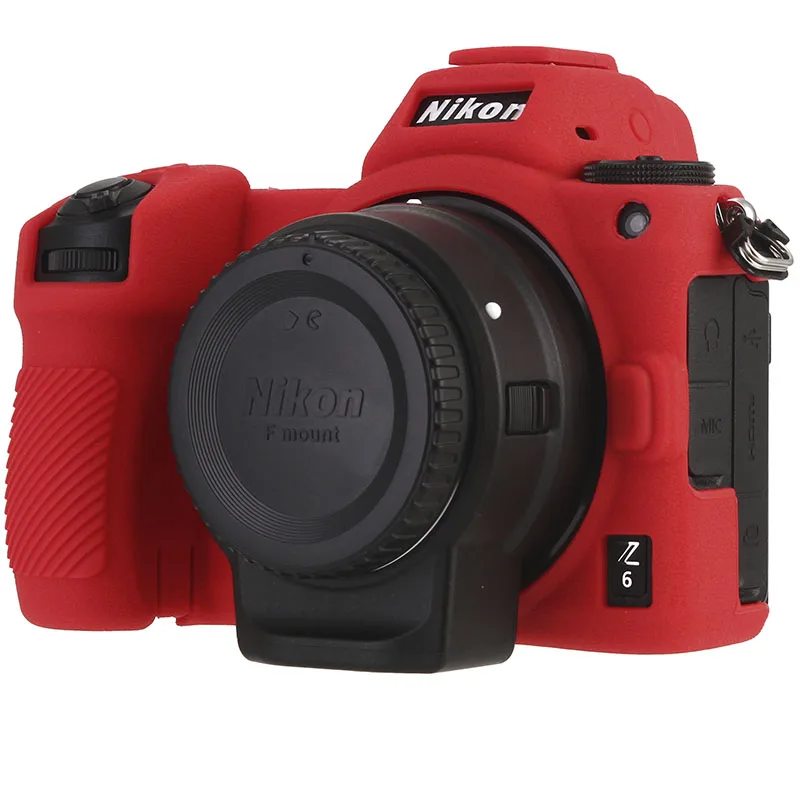 Для Nikon Z7 Z6 мягкий силиконовый резиновый защитный корпус для камеры чехол кожа для Nikon Z7 Z6 камера сумка Защитная крышка