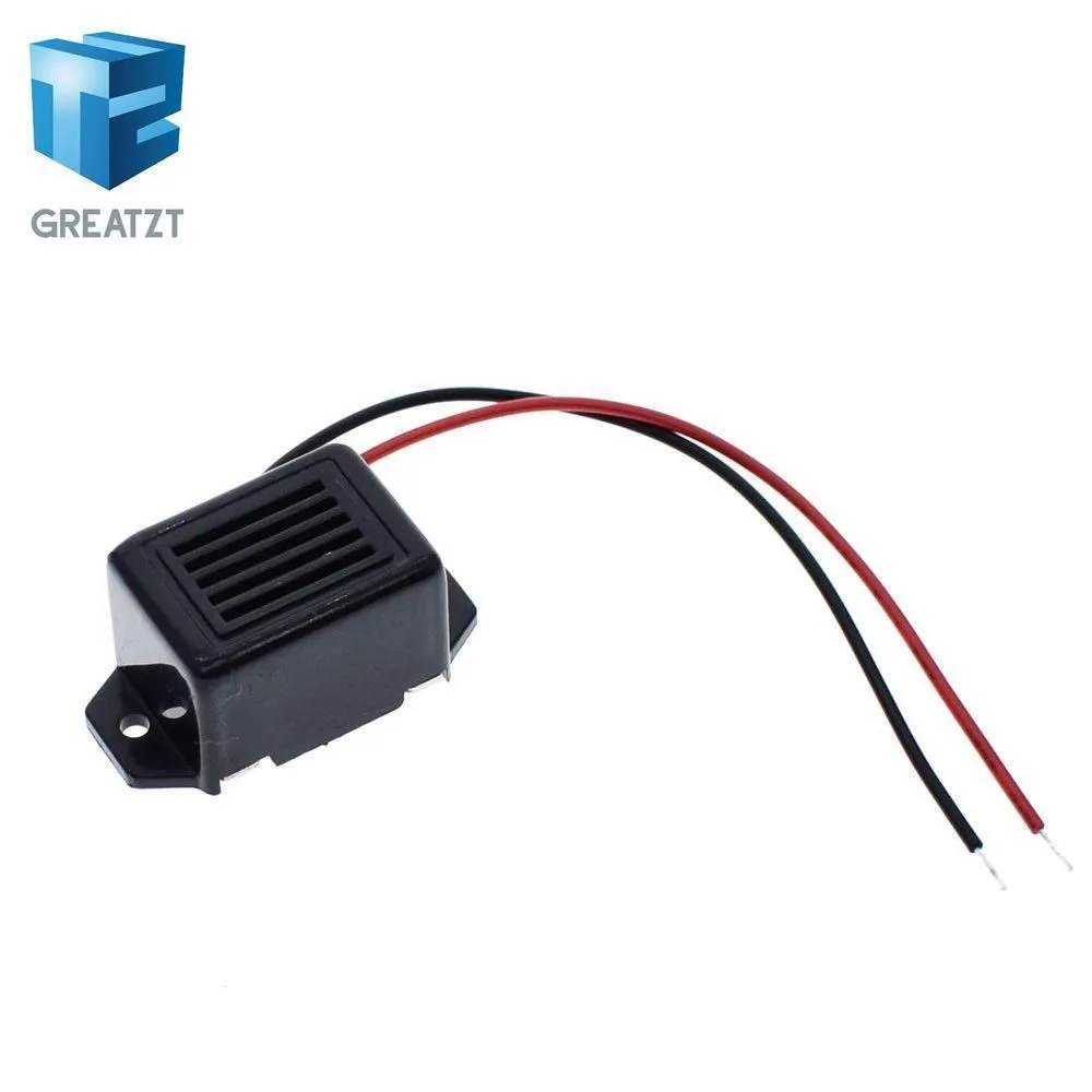 GREATZT звуковой сигнал оповещения DC 12V 85dB мини электронный будильник зуммеры постоянного тон