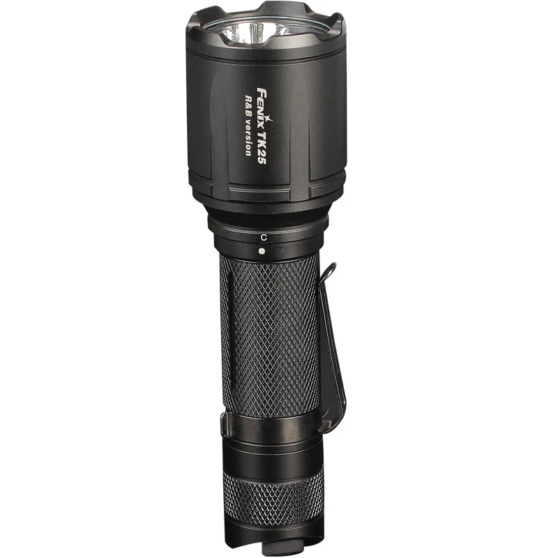 Fenix TK25 R& B 1000 люмен многоцветный белый красный и синий светодиодный тактический фонарик