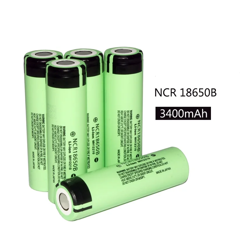 5PCS New Original NCR18650B 3400mAh 18650 power bank battery 3.7V Li
