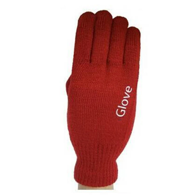 CHSDCSI модные перчатки унисекс красочные перчатки для мобильного телефона Мужские Женские зимние варежки черные теплые перчатки для вождения смартфона