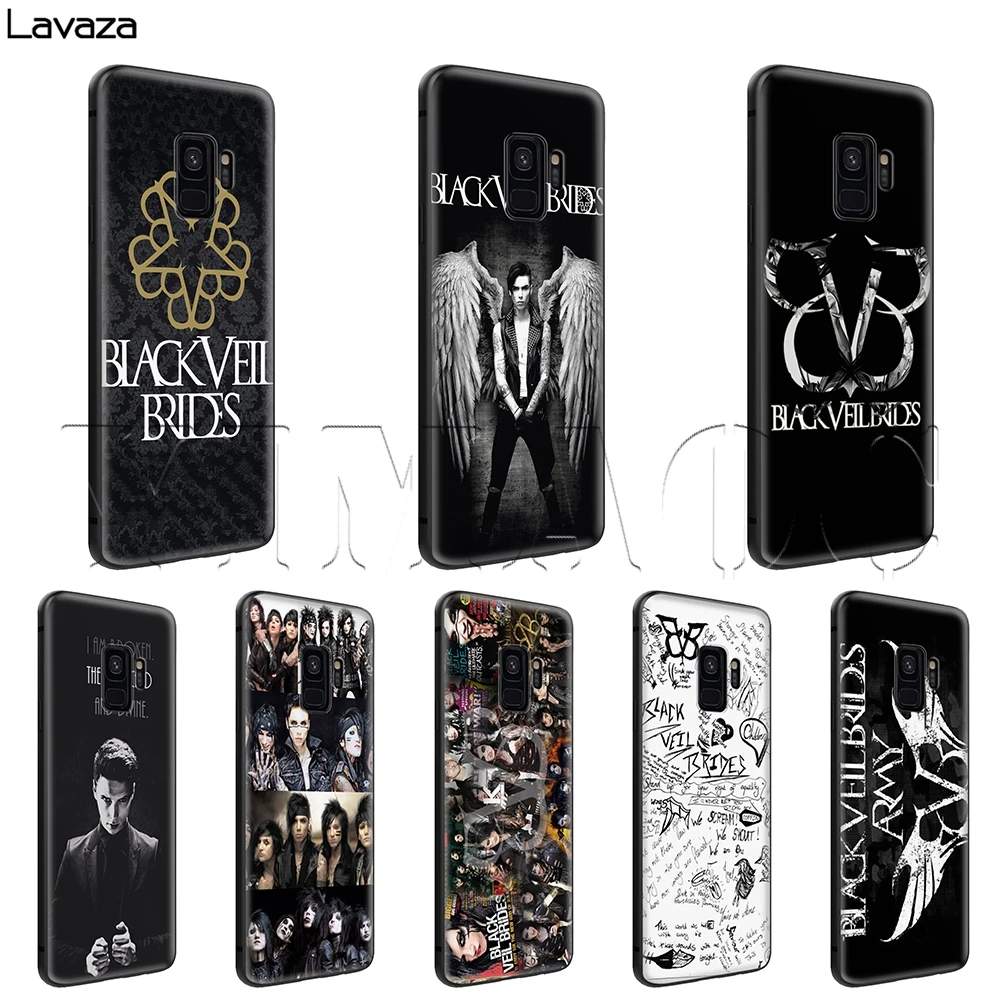 Lavaza Black Veil Brides BVB Case for Samsung Galaxy S6 S7 Edge J6 S8 S9 S10 Plus A3 A5 A6 A7 A8 A9 Note 8 9 |