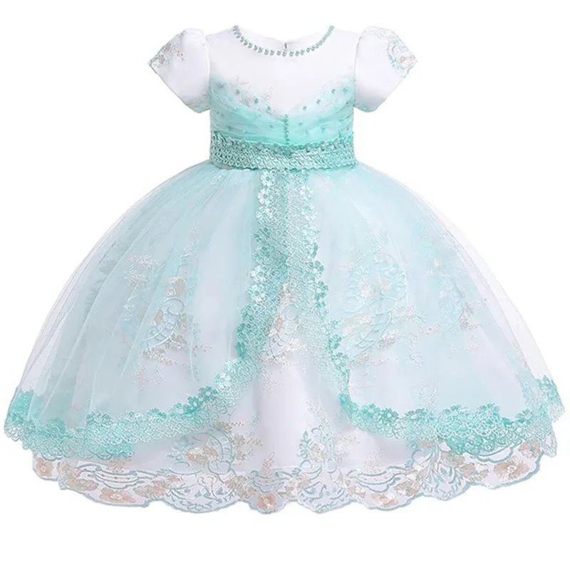 Нарядное платье для девочек; праздничные платья принцессы с цветочным узором для девочек на свадьбу; Одежда для девочек на день рождения; одежда для детей; костюм для малышей; L5086