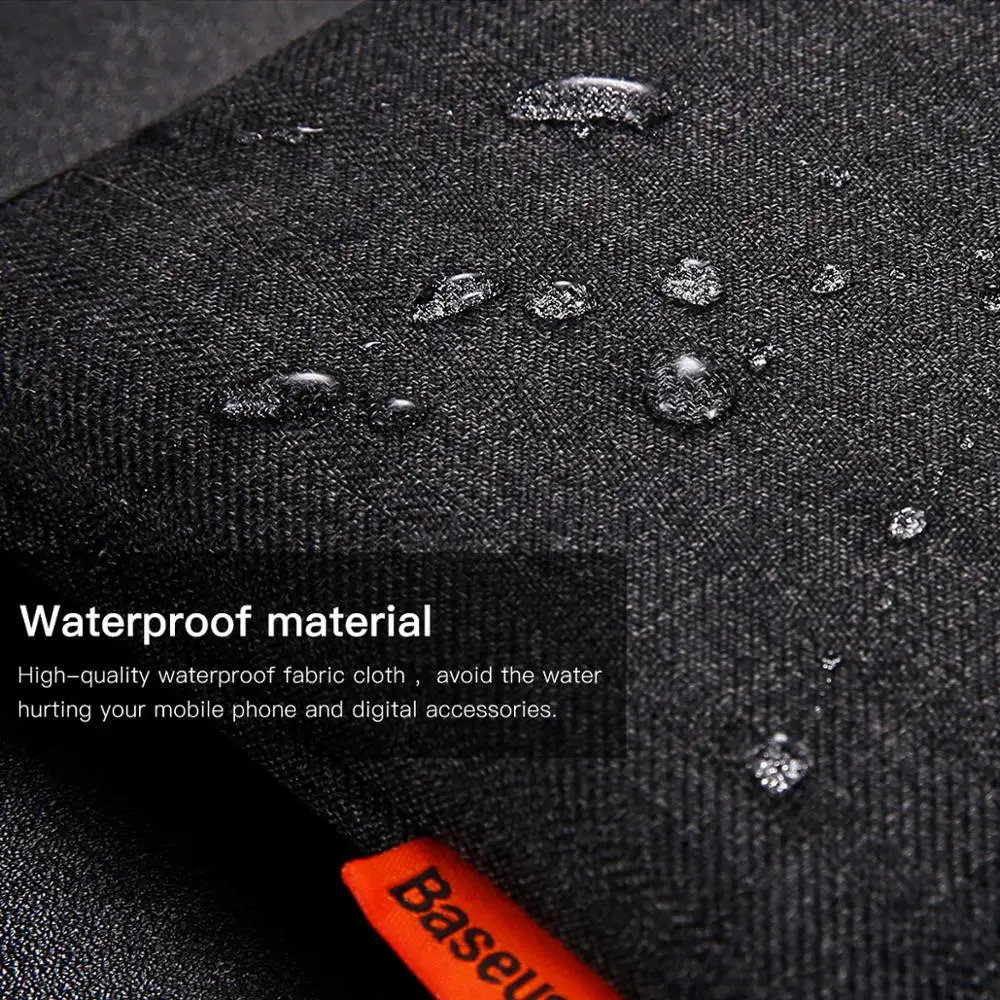 Baseus Portable Mobile Phone Pouch Bag for iPhone Samsung Xiaomi Huawei Bag Case for Cell Phone Accessories Storage Handbag Bag