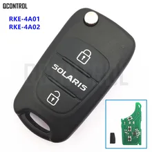 RKE-4A01 ou RKE-4A02 QCONTROL Chave Remota Do Carro para HYUNDAI Solaris