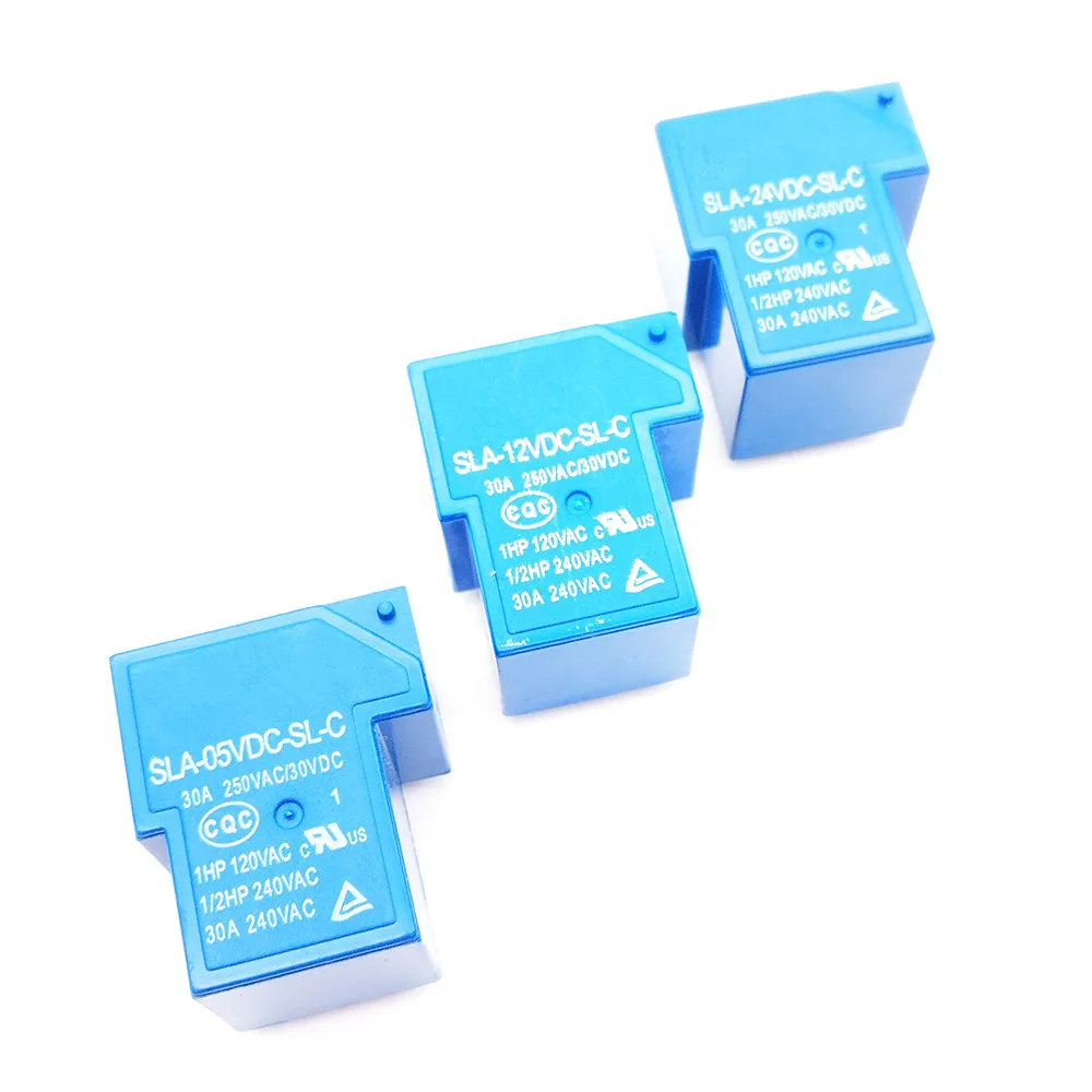 

10PCS 30A 6PIN T90 Power relays SLA-05VDC-SL-C SLA-12VDC-SL-C SLA-24VDC-SL-C 5V 12V 24V