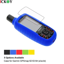 Защитная пленка для экрана+ силиконовый чехол для походов ручной gps Garmin gps карта 62 63 64 62s 62sc 62st 62stc 64st 63sc 63st