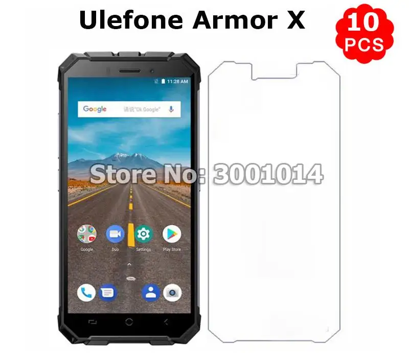10 шт. защитный чехол для Ulefone Armor X 9H Защитное стекло смартфона Защитная пленка