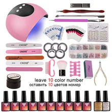 Nail Set 24W UV LED Lamp Dryer With 10pcs Nail Gel Polish Kit Soak Off Manicure Tools Set Gel Nail Polish Kit For Nail Art Tools цена Nail Set 24W UV LED Lamp Dryer With 10pcs Nail Gel Polish Kit Soak Off Manicure Tools Set Gel Nail Polish Kit For Nail Art Tools цены онлайн