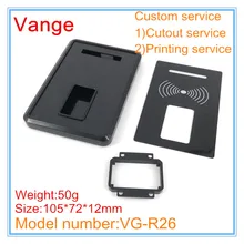 1 шт./партия, интеллектуальная распределительная коробка с отпечатком пальца для карт 105*72*12 мм, корпус из АБС-пластика, корпус, сделай сам, для посещаемости PCB оборудования