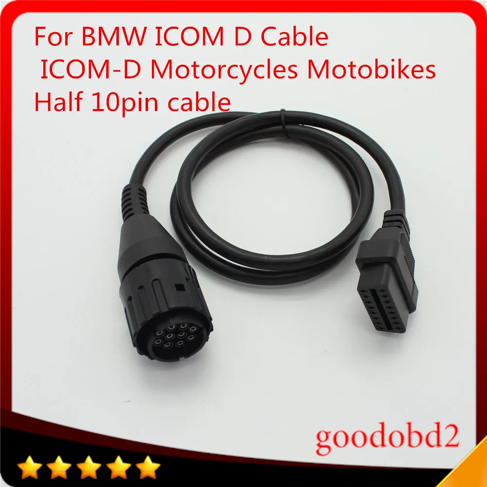 OBD2 Диагностический кабель для BMW ICOM D кабель для мотоцикла диагностический кабель 10 Pin адаптер для 16pin ICOM A3 A2 инструмент