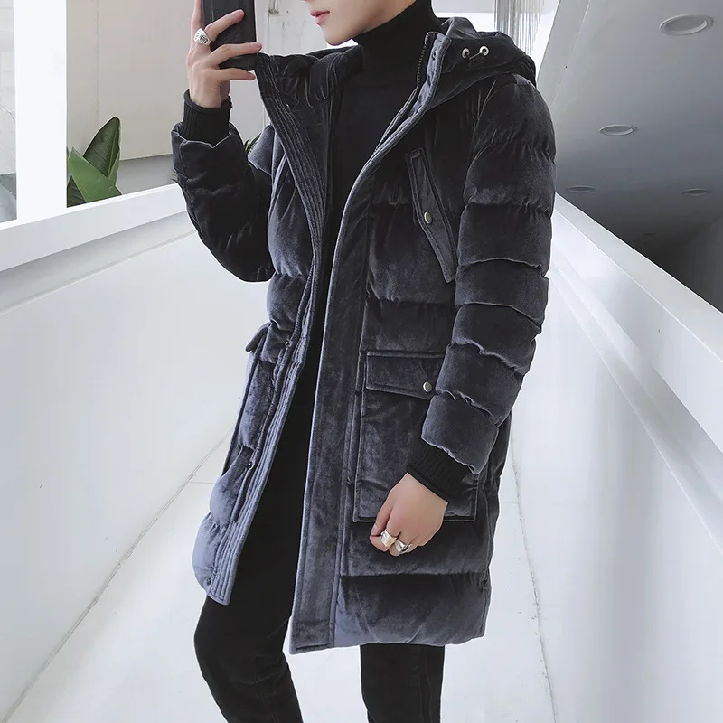 

Men Winter Thicker Warm Down Jackets High Quality Men Hooded Long Winter Coats New Fashion Men Long Winter Coats