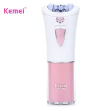 Kemei электроэпилятор женский эпилятор для женщин удаление волос для бикини лица тела подмышек для подмышек, ног депилятор депиляция