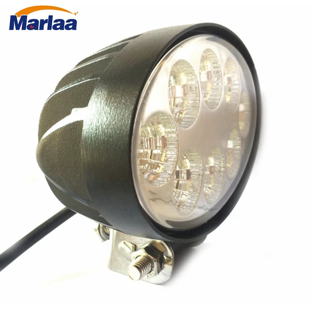 

1pcs 24W Led Work Light 12V 24V Oval led lights for SUV 4WD Offroad ATV Car Truck Tractor 8 LEDs 24W Led Working lamp