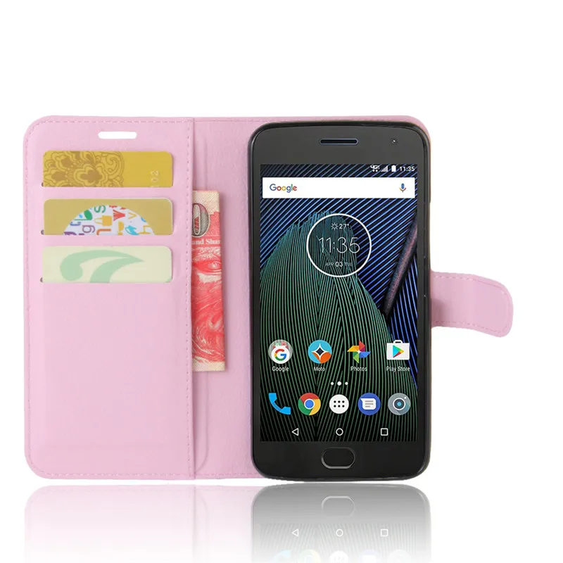 For Motorola Moto G5 Plus Case Wallet PU Leather Back Cover Phone Case For Motorola G5 Plus XT1670 XT1675 Case Flip Bag Skin (8)