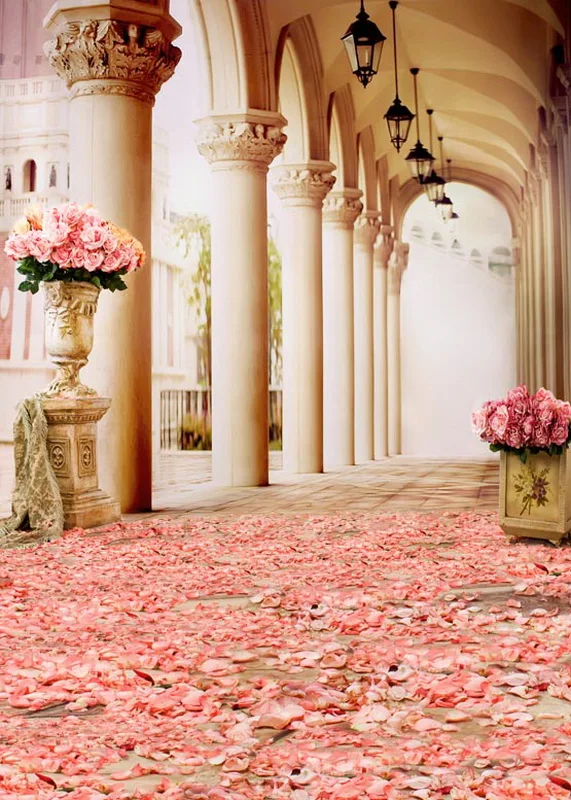 aliexpress com buy custom vinyl cloth palace pink rose professional photography studio backgrounds hd