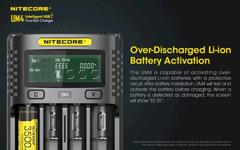 Nitecore UM4 Four-Slot USB Charger (18)