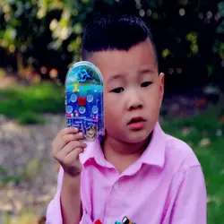 Захватывающий игровой автомат для детей стрельба мячами карманный мини мультфильм Пэн мячик для пинбола подарок образовательная разведка