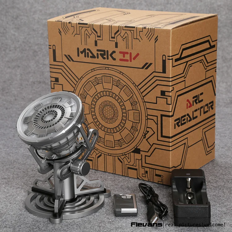 

Toys Legend 1:1 scale Iron Man MK6 Arc Reactor with LED Light Iron Man 3 PVC Action Figure Toy