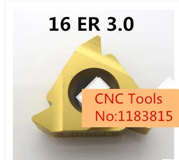 

16ER 3.0ISO External Indexable Tungsten Carbide Threading Lathe Inserts for SER Threaded Lathe Holder