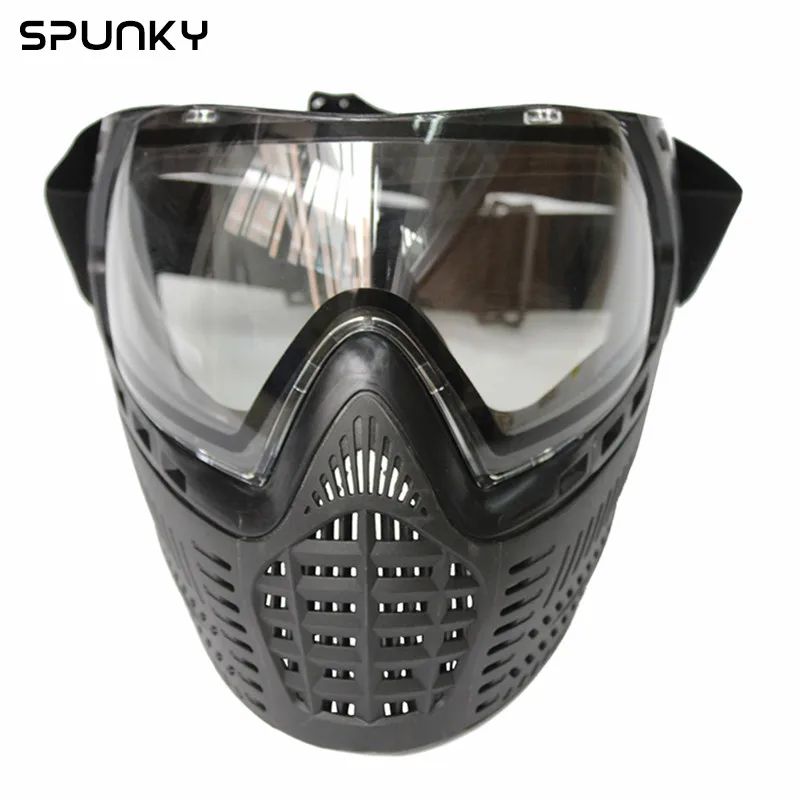 

GREAT Comfortable and Soft Full Face Protective Thermal Anti-Fog Paintball Mask Goggle