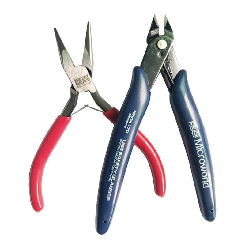 Pliers Tools Set 3D Metal Puzzle Assembly Model Professional Tools Technic Accessories