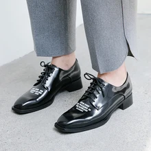 Женские туфли-оксфорды на плоской подошве; женские кроссовки из натуральной кожи; женские броги с буквенным принтом; Повседневная обувь в винтажном стиле; женская обувь