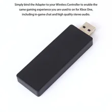 Беспроводной адаптер ПК приемник USB контроллер адаптер для microsoft xbox ONE работа для Windows 7/8. 1/10 аксессуары для видеоигр