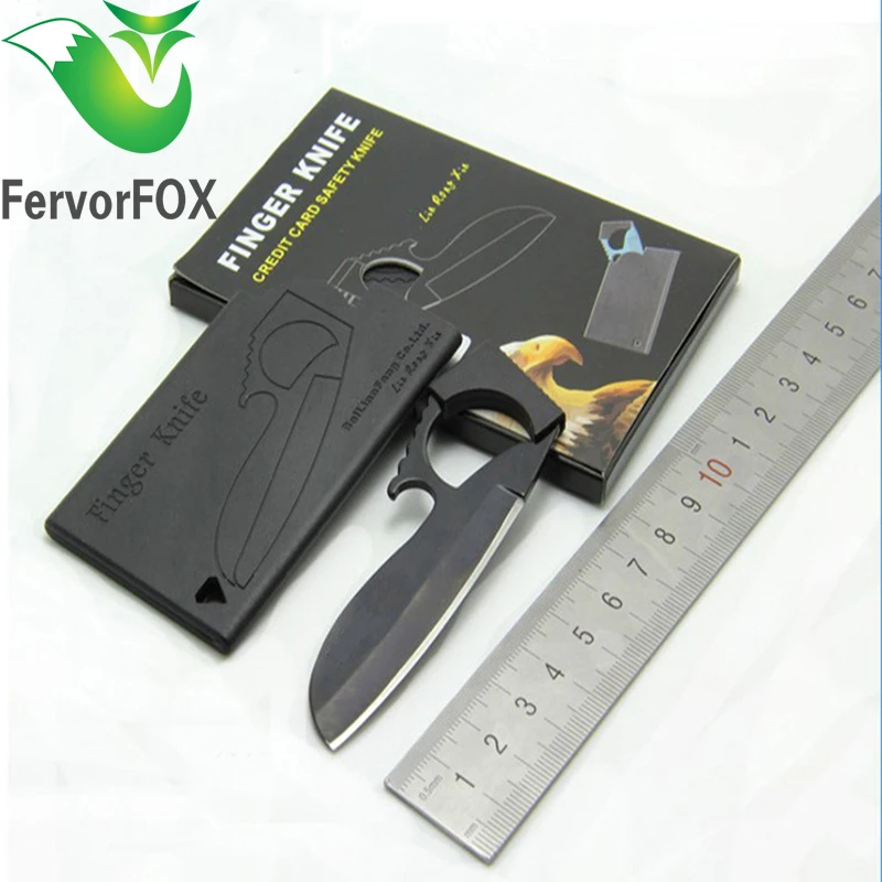 

Camping Outdoor Pocket Tools Tactical Knife Tactical Claw hobby survival Karambit Ring Knife Card knife credit card knife