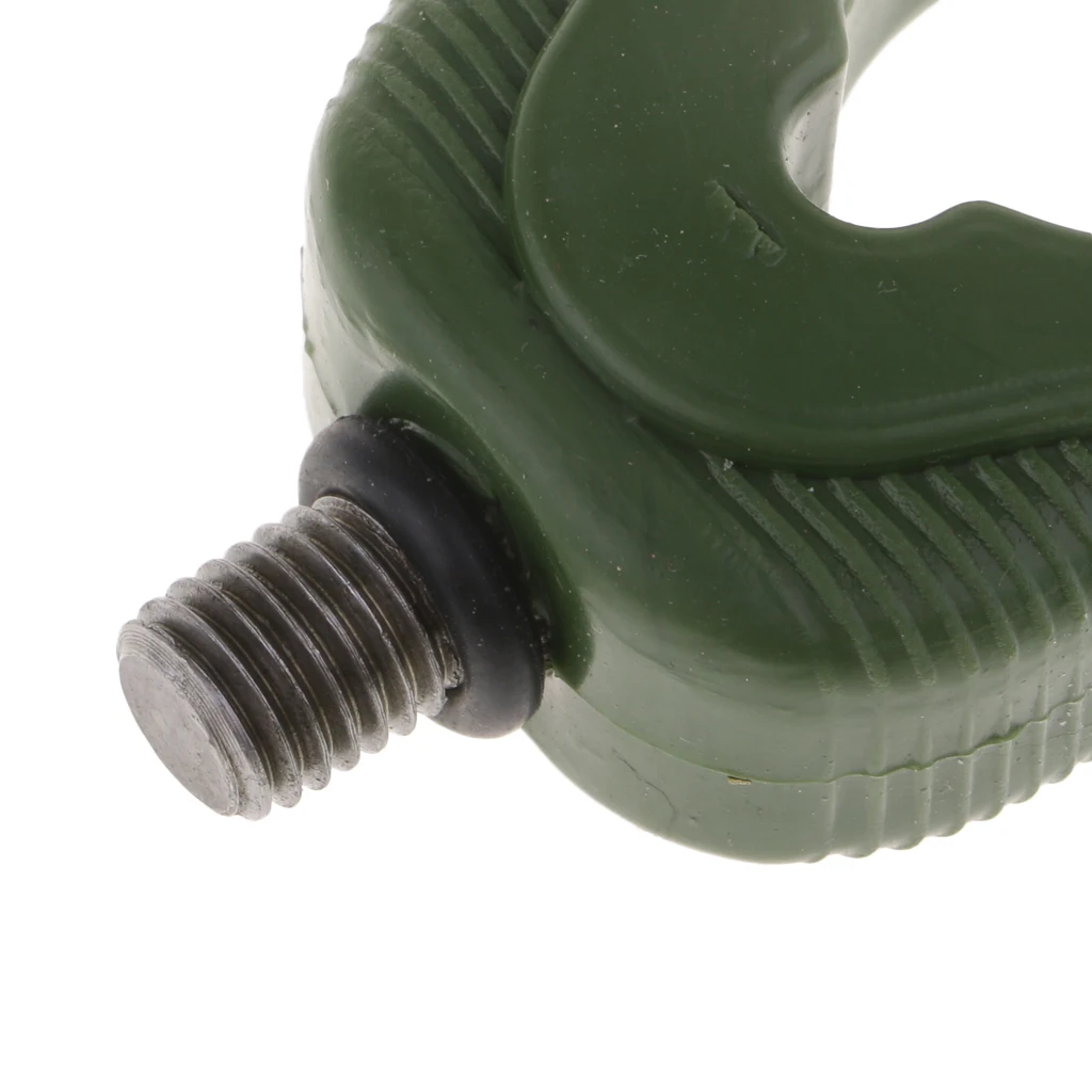 2pcs Fishing Rod Rest Holder Green/ Black Silicone Butt Rod Pod Stand Bracket For Saltwater Fishing.