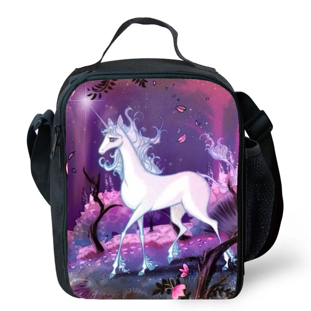 Hello Unicorn Lunch Bag Oxford Food Preservation Organizer Picnic Lunch Bags Fresh Fruit Insulation Pouch Cooler for Kids girls (11)