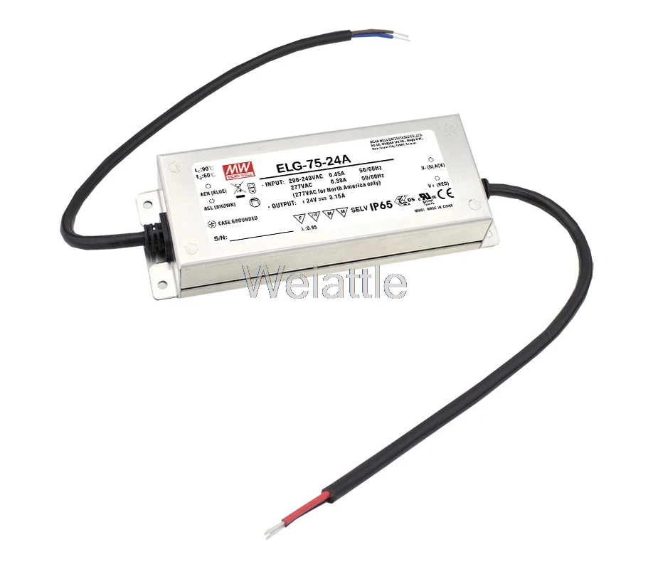 

MEAN WELL original ELG-75-48B 48V 1.6A meanwell ELG-75 48V 76.8W Single Output LED Driver Power Supply B type