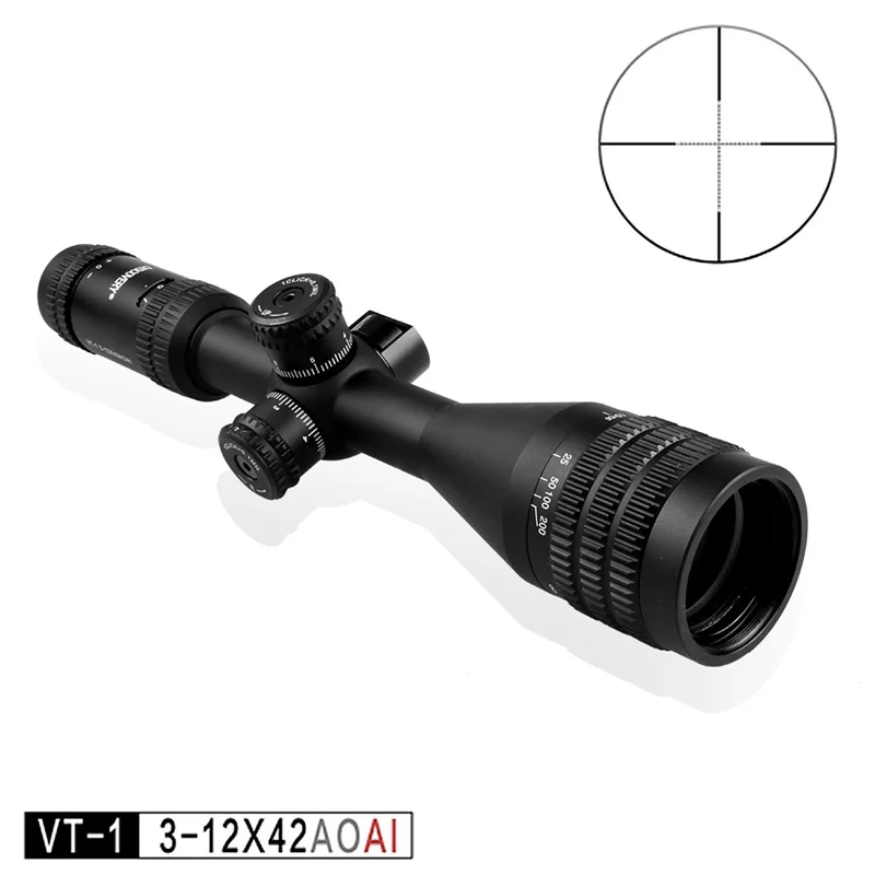 

Discovery VT-1 3-12X42AOAI Reticle Optic Scope Sights Riflescope Monocular Telescope Hunting Spotting luneta para rifle Scopes